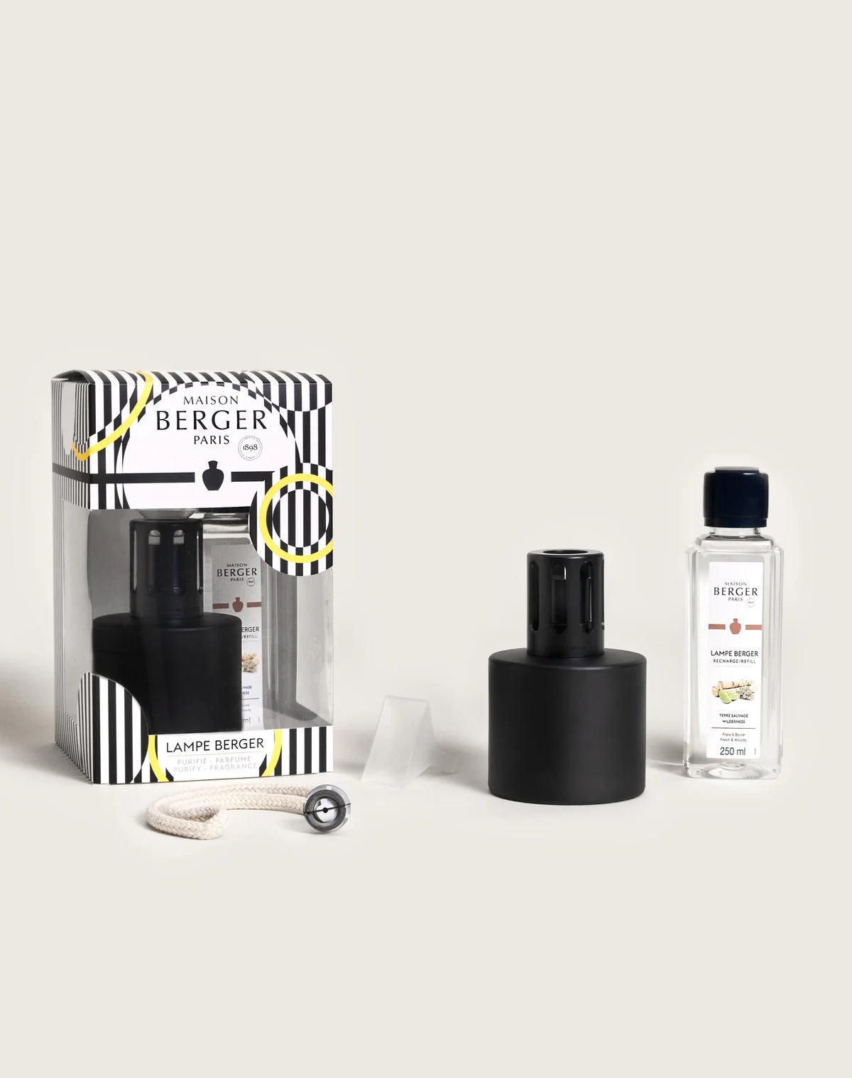 Black Illusion Lamp Berger Gift Pack