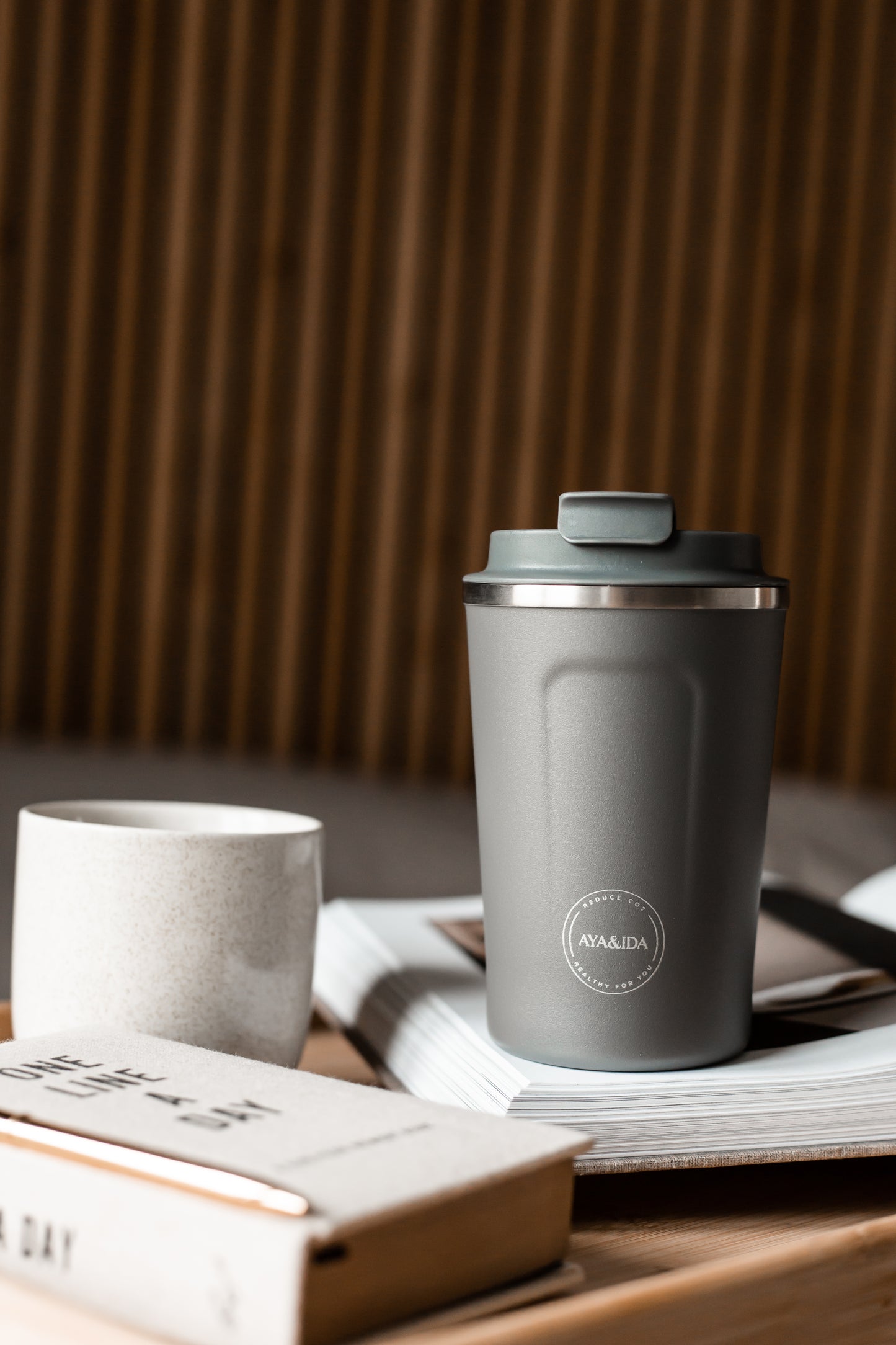 Thermal Travel Cup Tropical Green 380ml