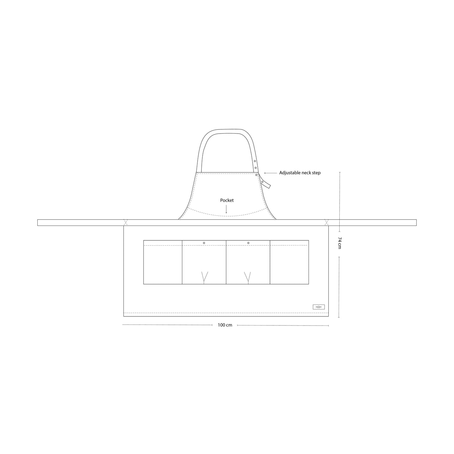 The Organic Company Creative and Garden Apron