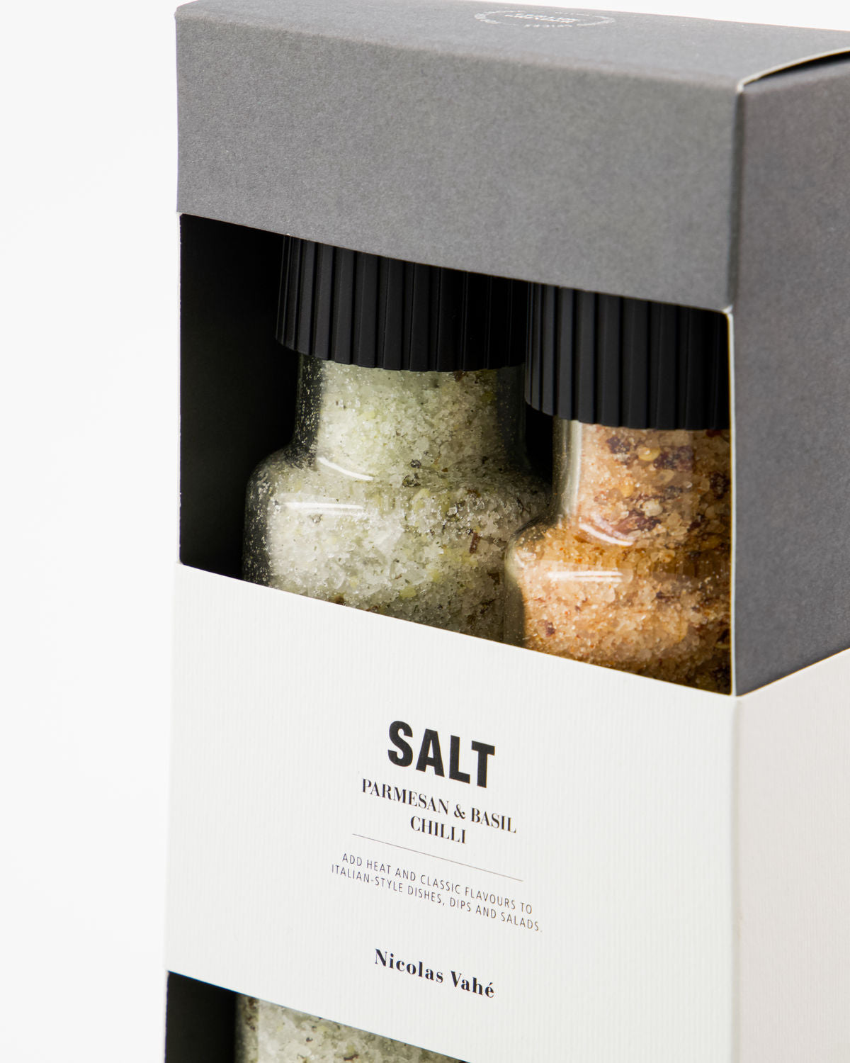 Giftbox, Parmesan & Basil Salt and Chilli Salt