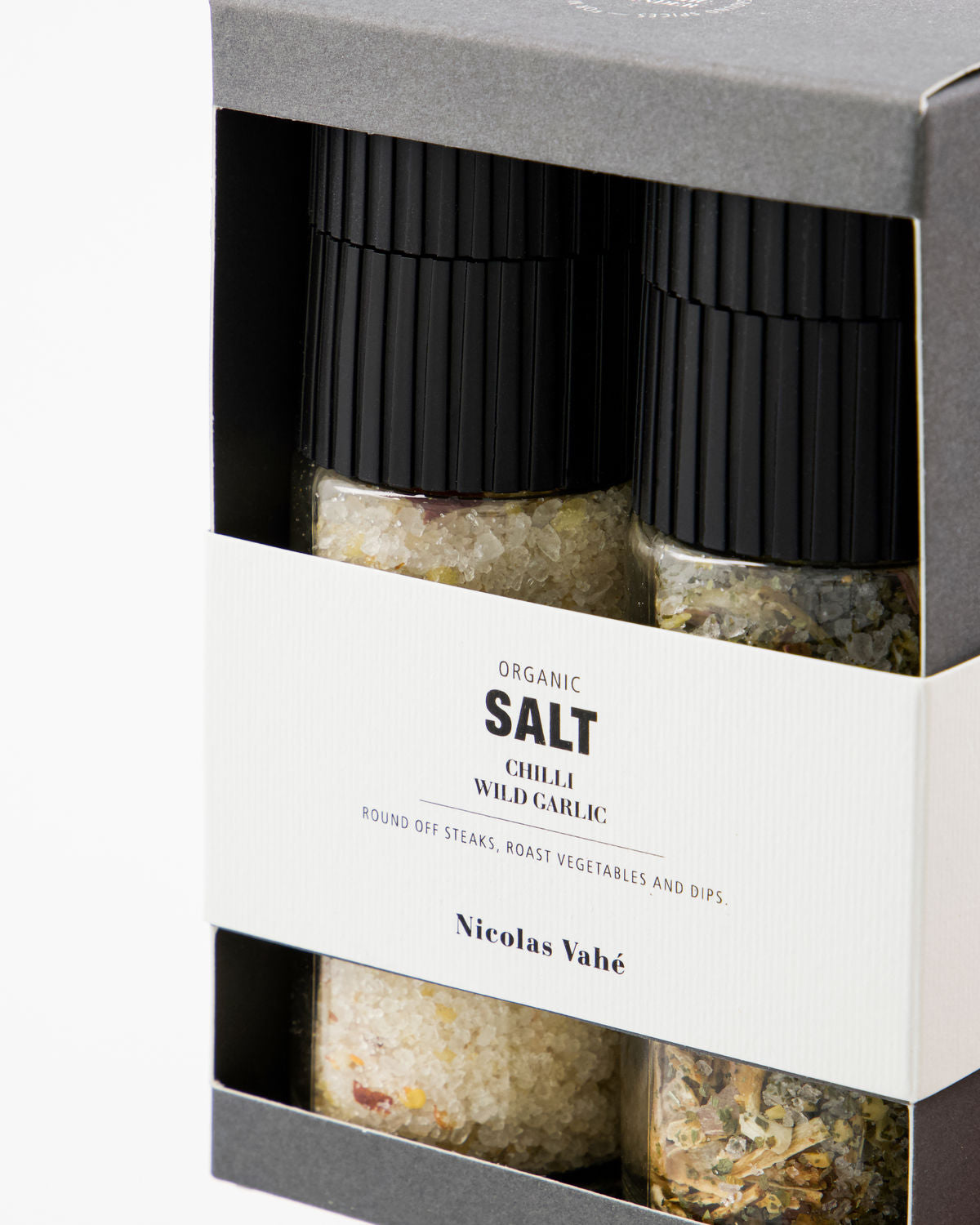 Gift box | Nicolas Vahé Organic Chilli Salt & Wild Garlic