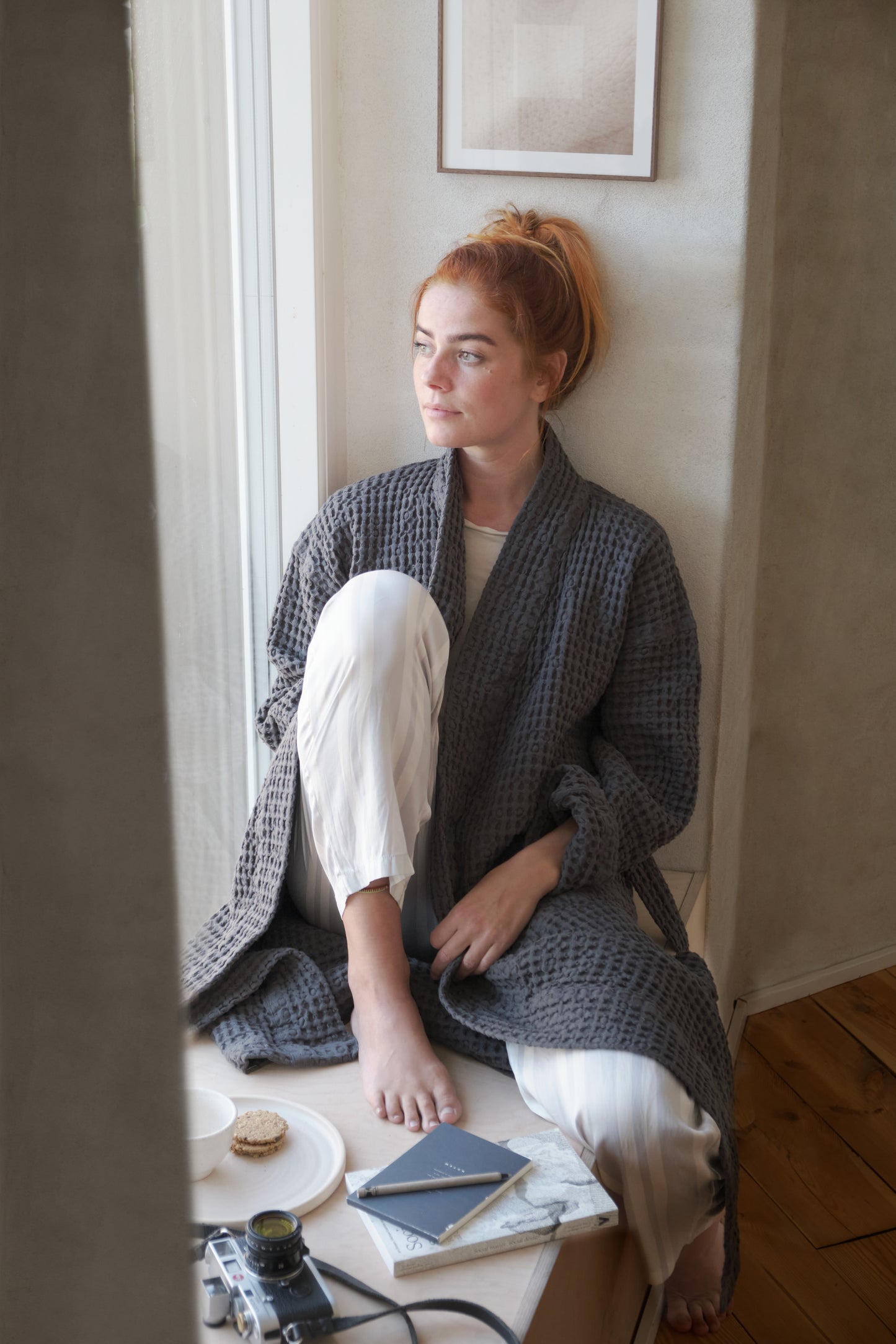 The Organic Company Big Waffle Bath Robe