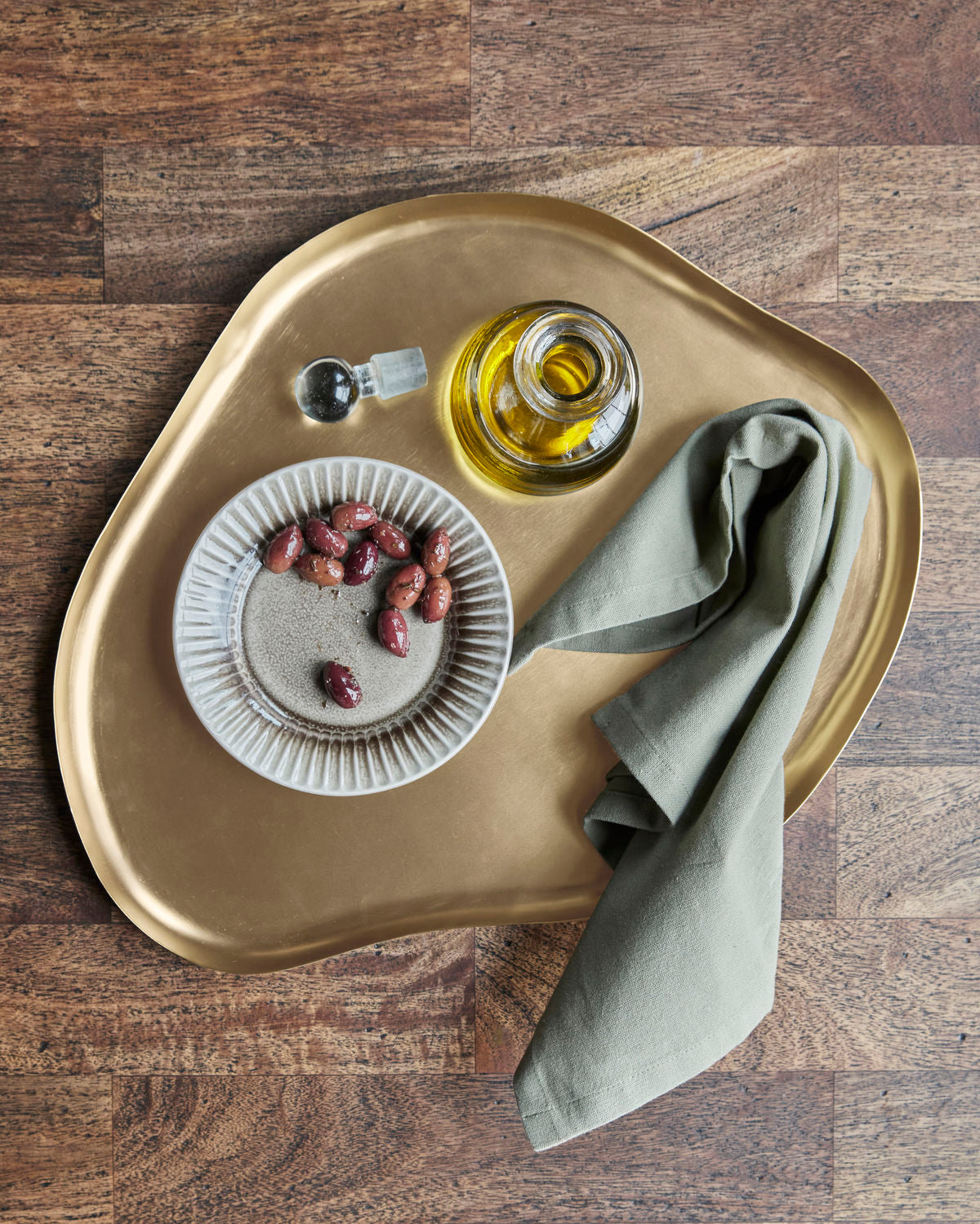 House Doctor | Antique Brass Tray
