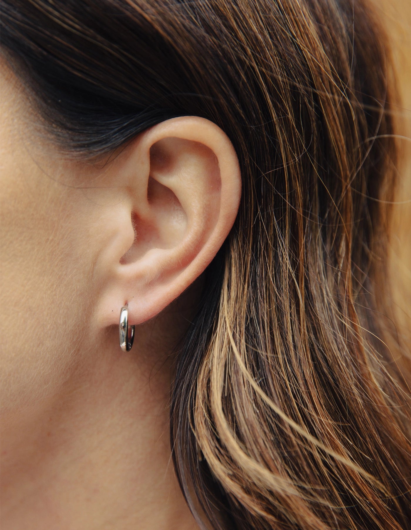 Silver Everyday Hoop Earrings | Waterproof