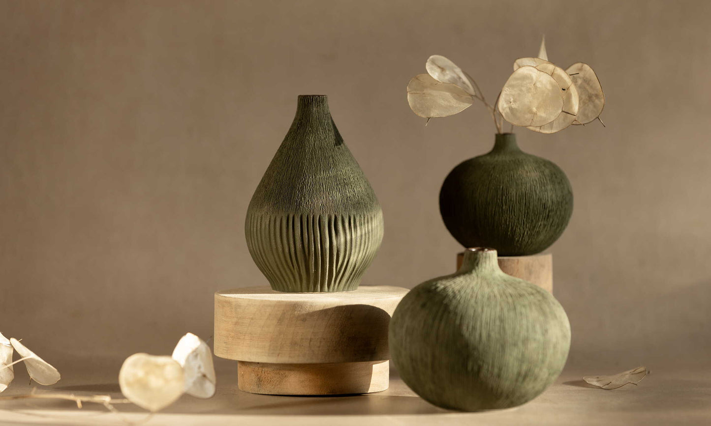 Vase Kobe Forest Green