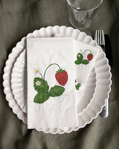 Strawberry Print Napkins