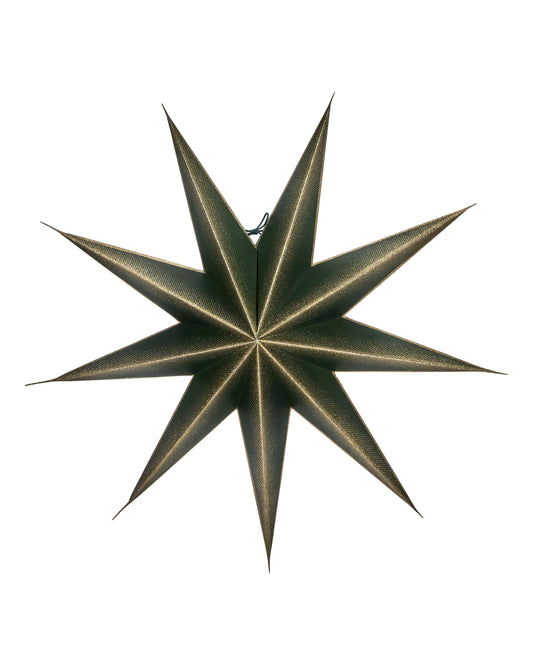 Christmas Green & Champagne Star