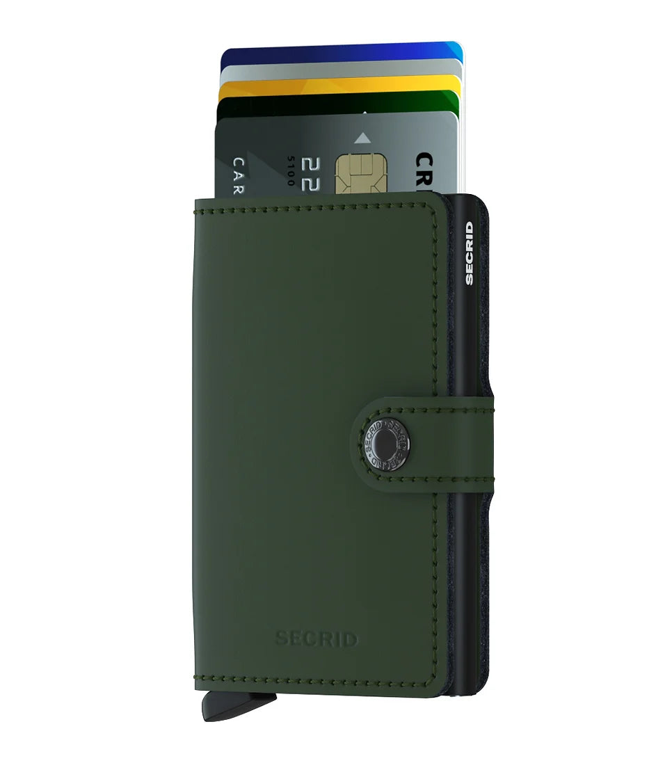 Miniwallet Matte Green Black