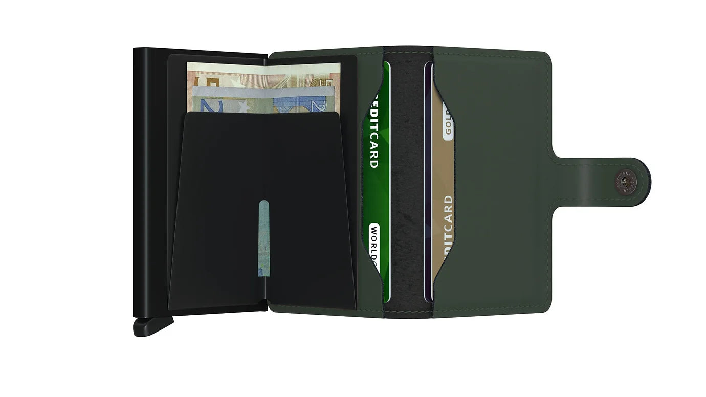 Miniwallet Matte Green Black