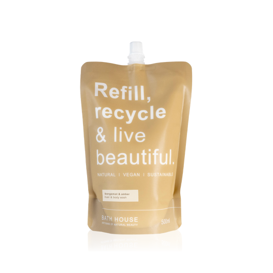 Bergamot & Amber Hair & Body Wash Refill