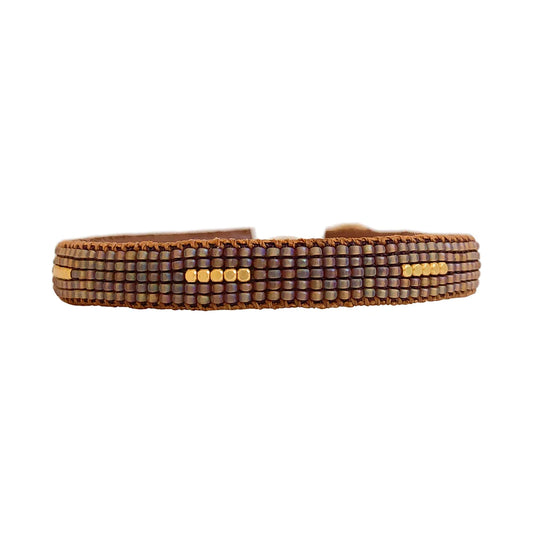 Winter Stripe Khaki Bracelet