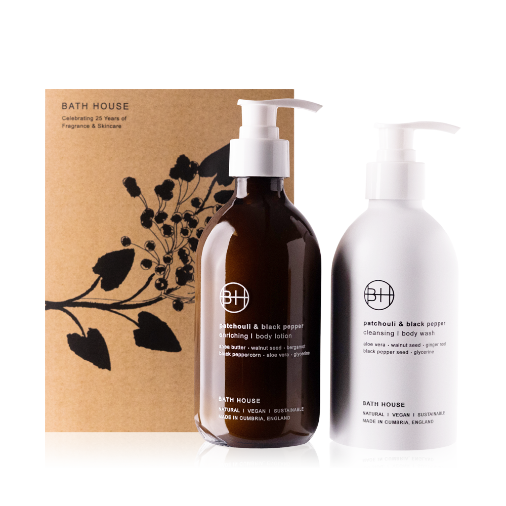 Patchouli + Black Pepper Bodycare Duo