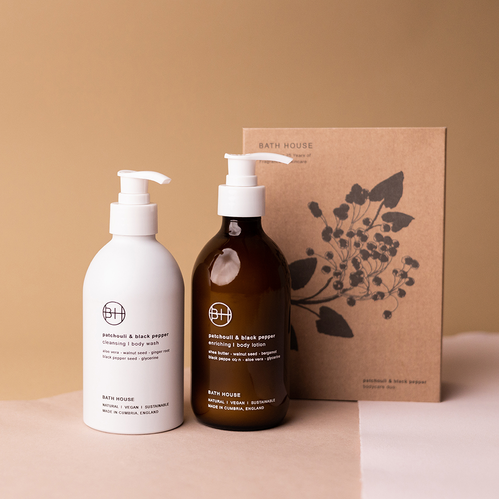 Patchouli + Black Pepper Bodycare Duo