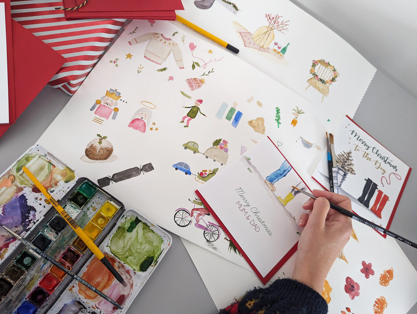 Festive Watercolour Masterclass