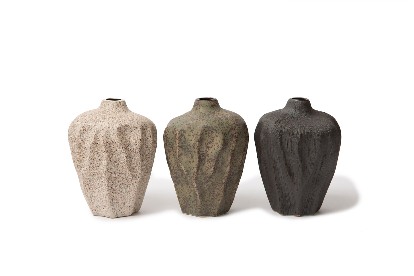 Flower Seed Vase Black