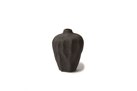 Flower Seed Vase Black