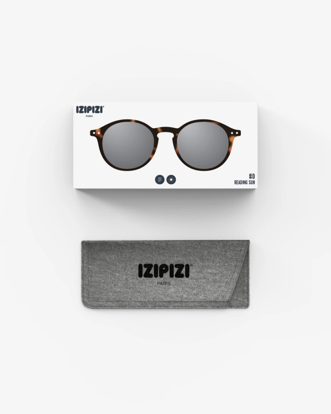 IZIPIZI #D Sunglasses Round Tortoise