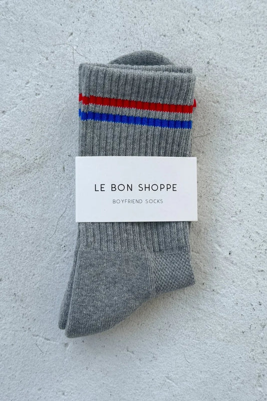 Boyfriend Socks | True Grey