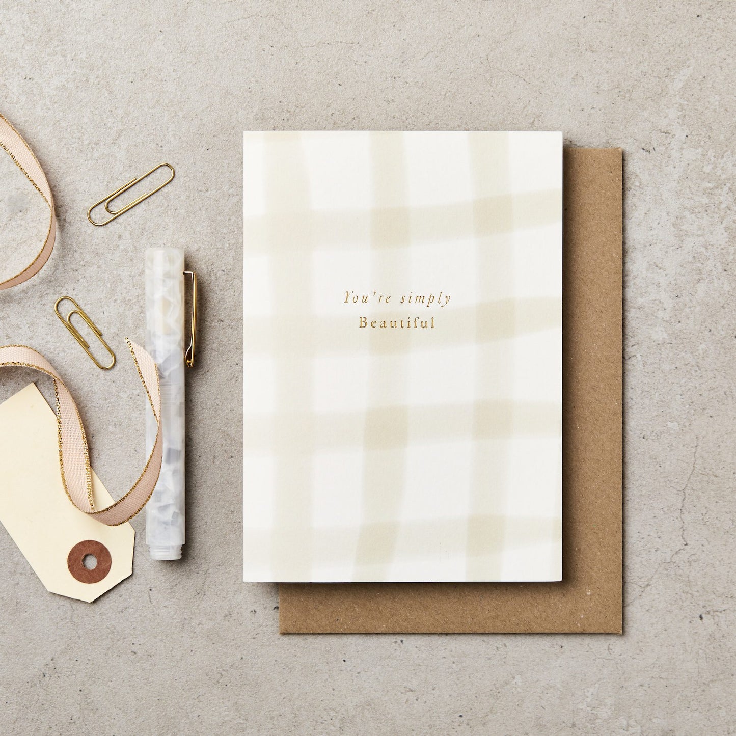 You're simply Beautiful Card