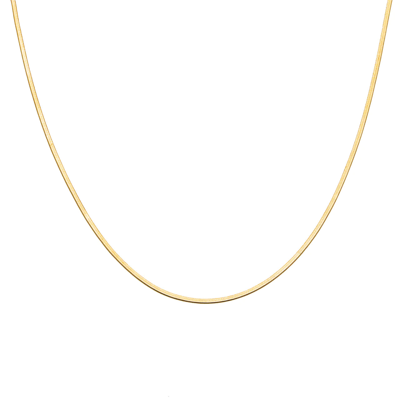 Minimalist Herringbone Necklace