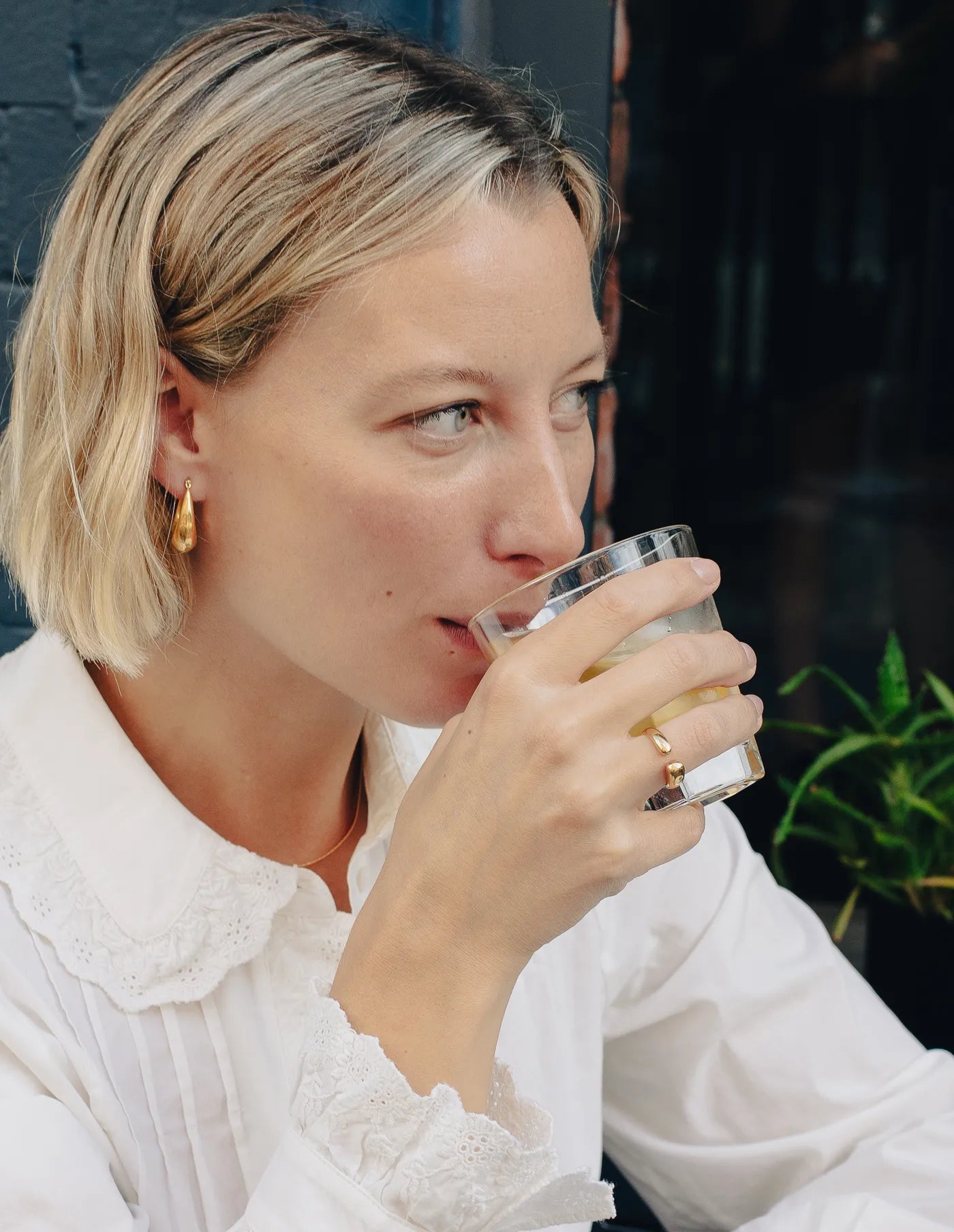 Gold Open Dome Ring | Waterproof