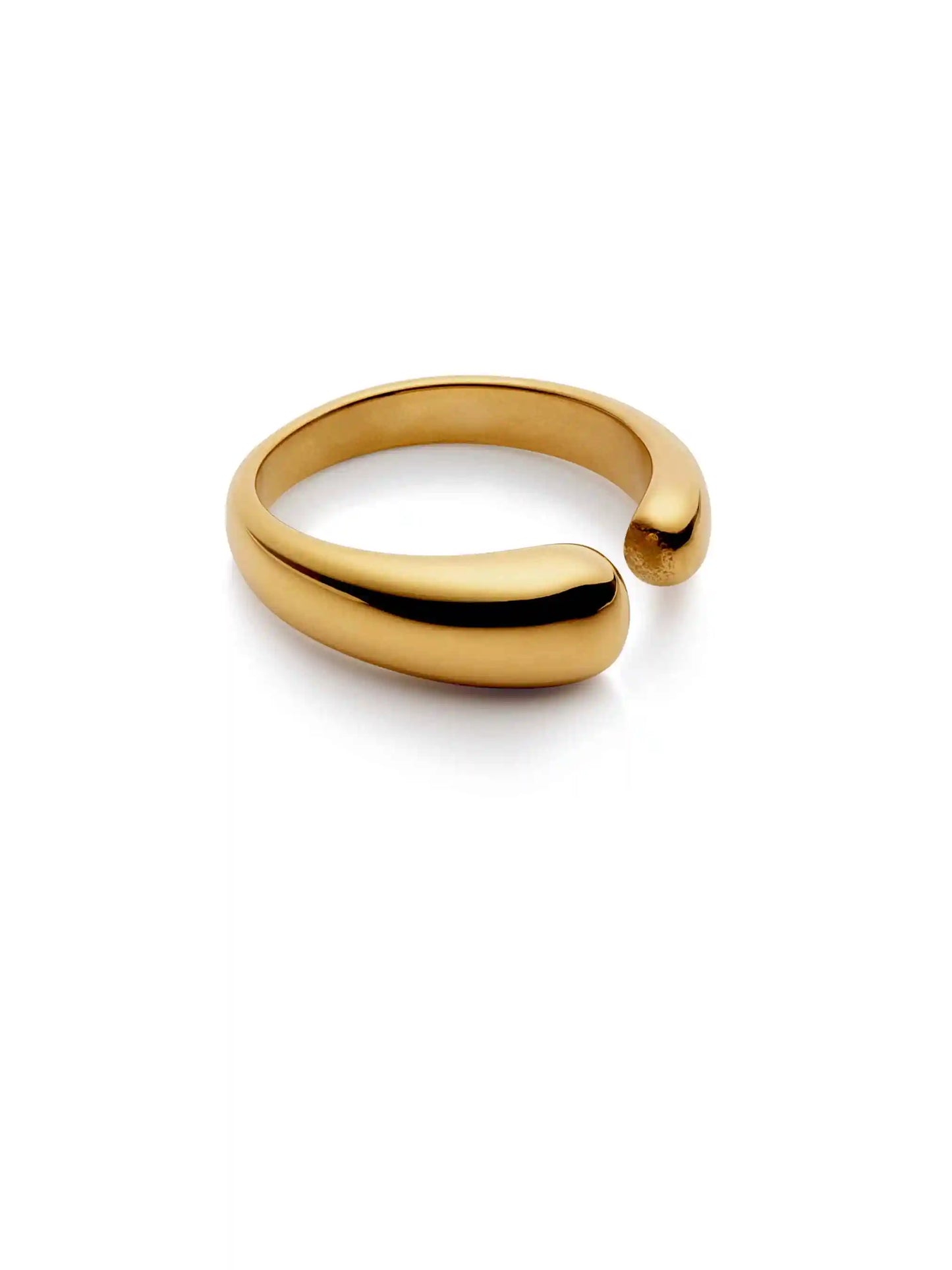 Gold Open Dome Ring | Waterproof