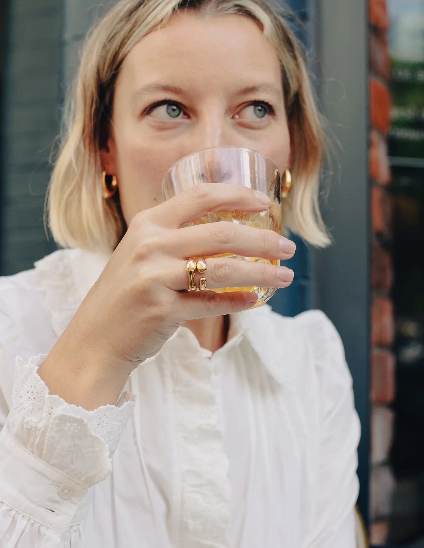 Gold Open Dome Ring | Waterproof
