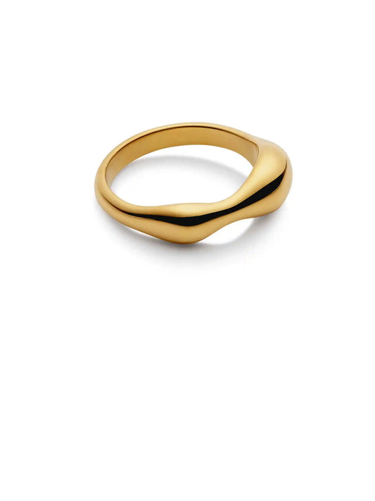 Gold Fluid Waterproof Ring