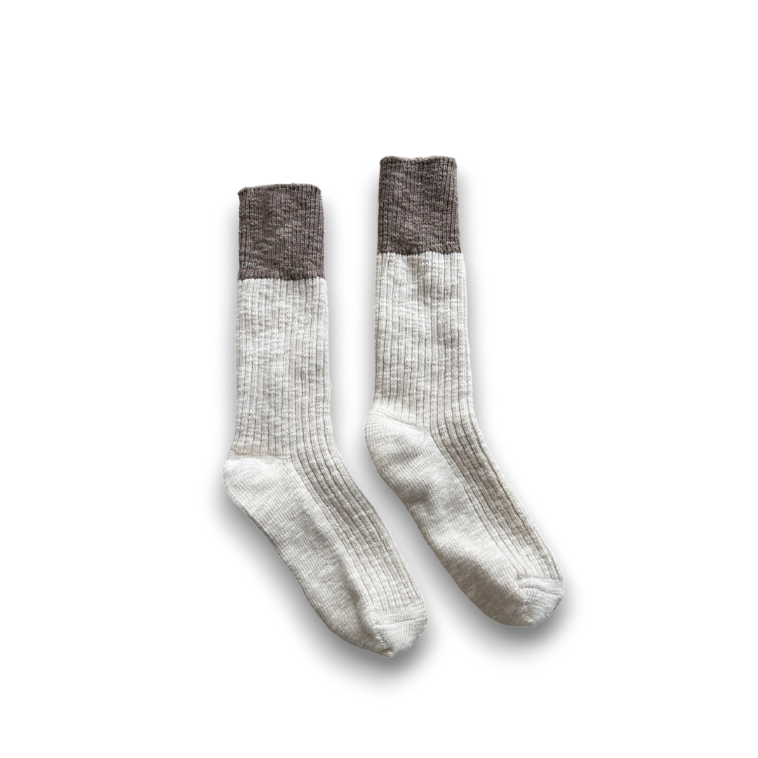 Cottage Socks in Colour Block