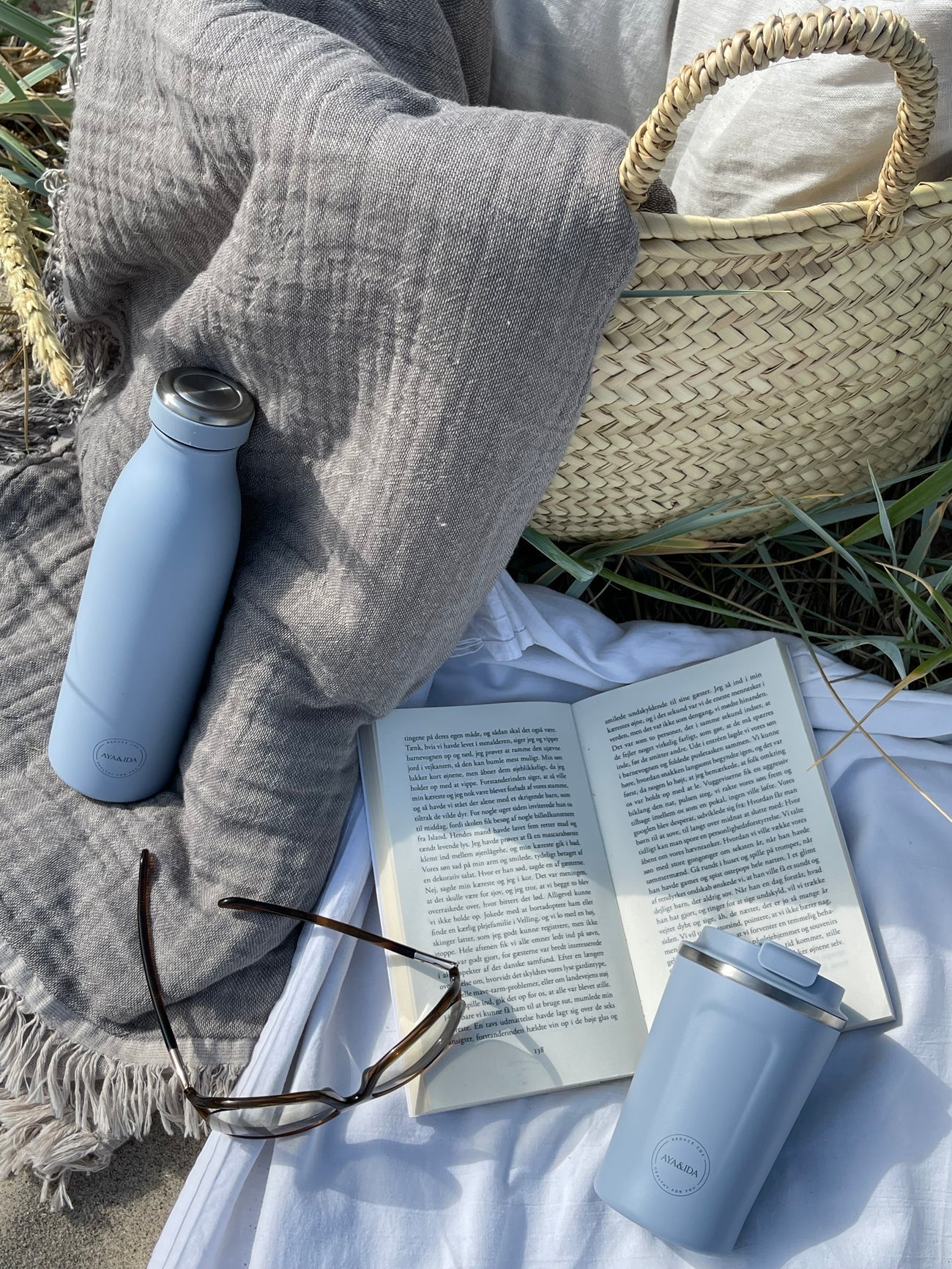 Thermal Travel Cup Powder Blue 380ml