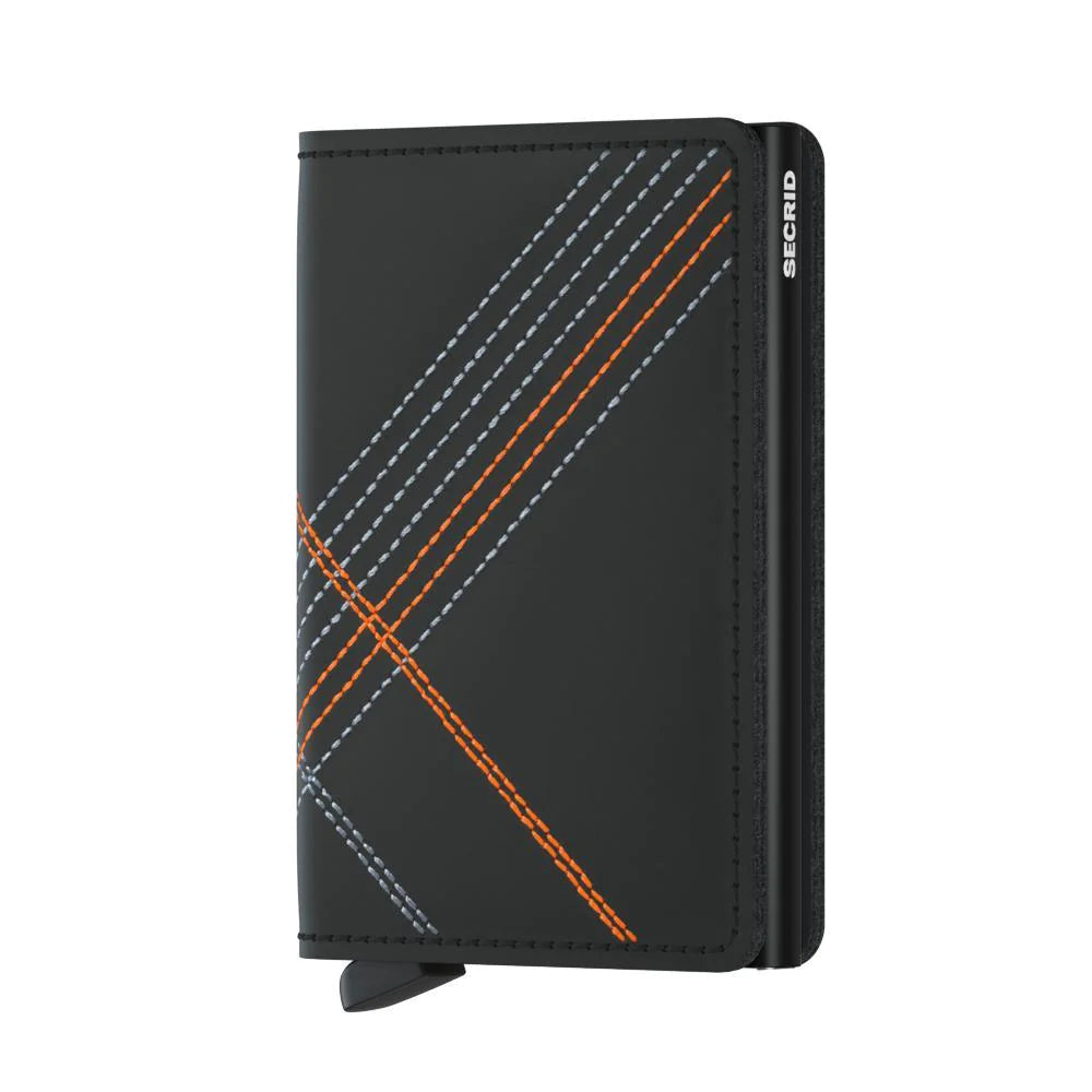 Slimwallet Stitch Linea Orange