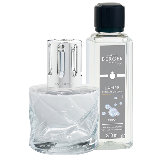 Transparent Spiral Lampe Berger Gift Set