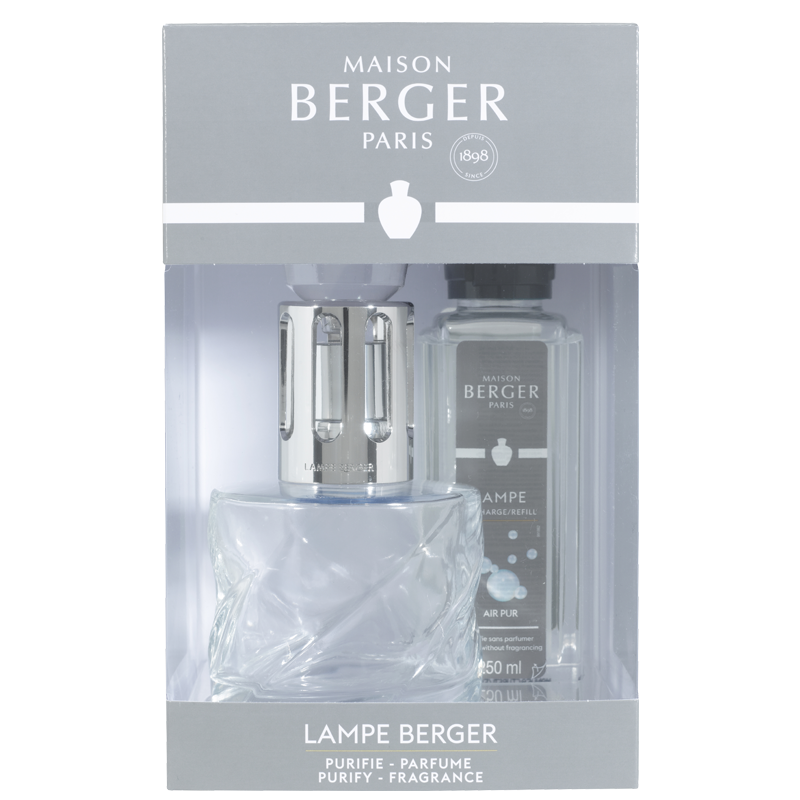 Transparent Spiral Lampe Berger Gift Set