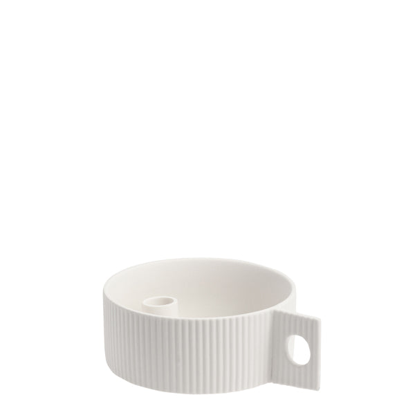 Lidaby White Candlestick Holder