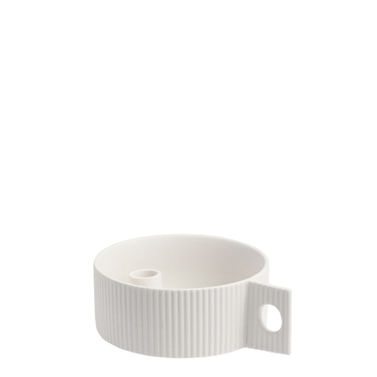 Lidaby White Candlestick Holder