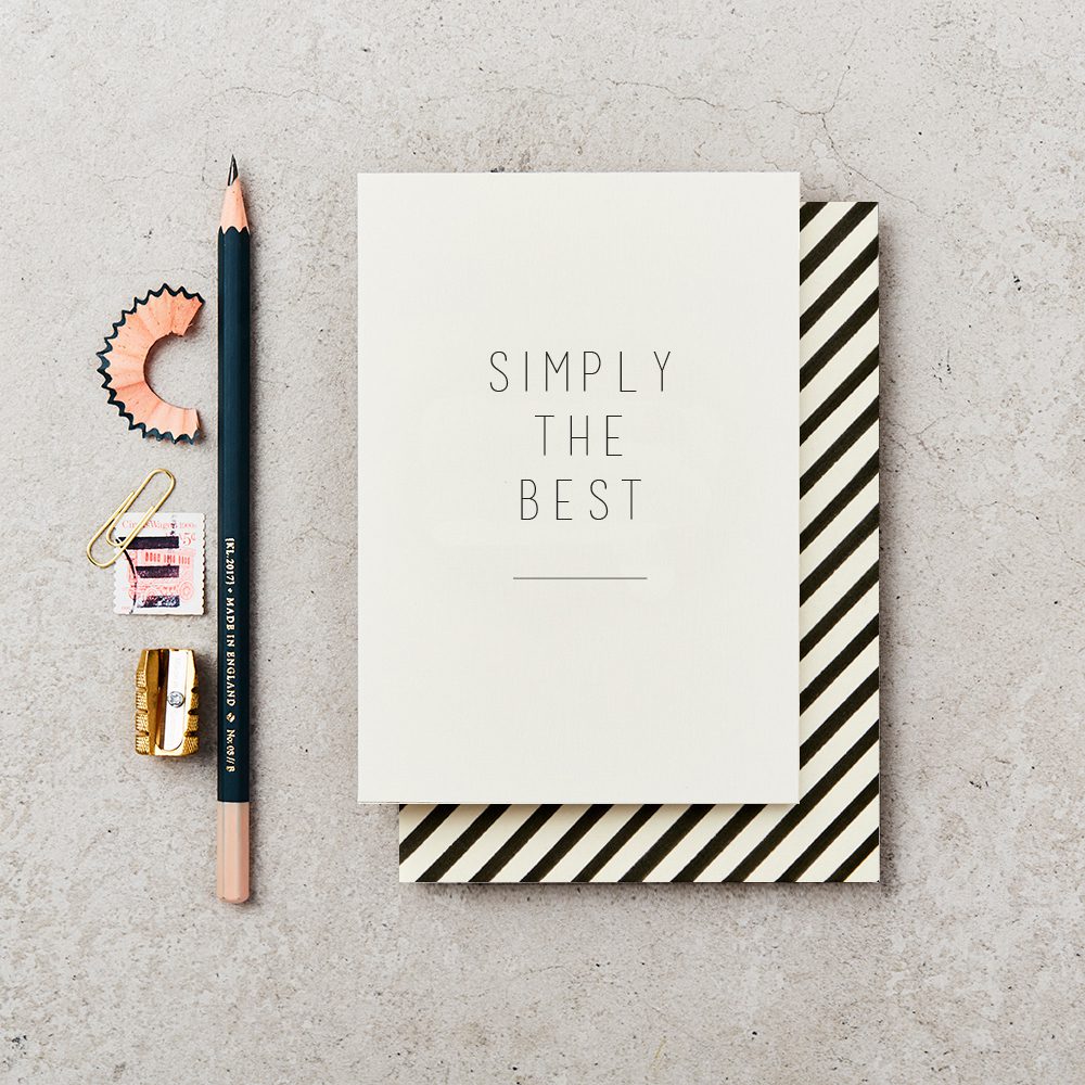 Simply the Best Card