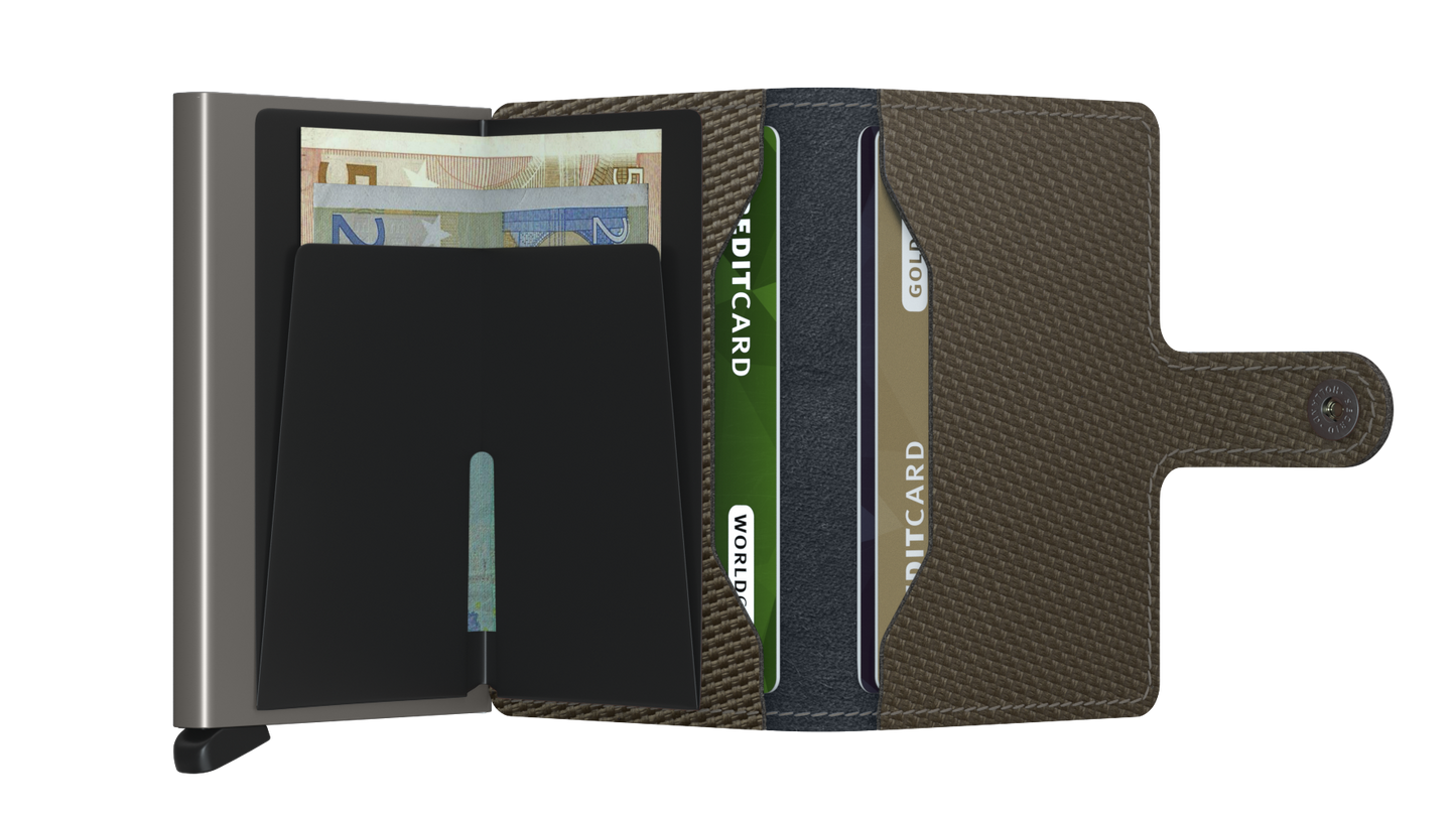 Miniwallet Carbon Khaki