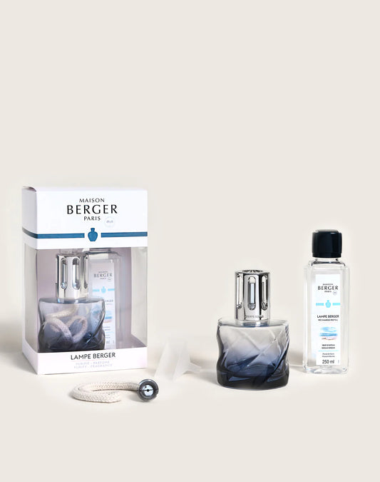 Blue Spiral Lamp Berger Gift Pack