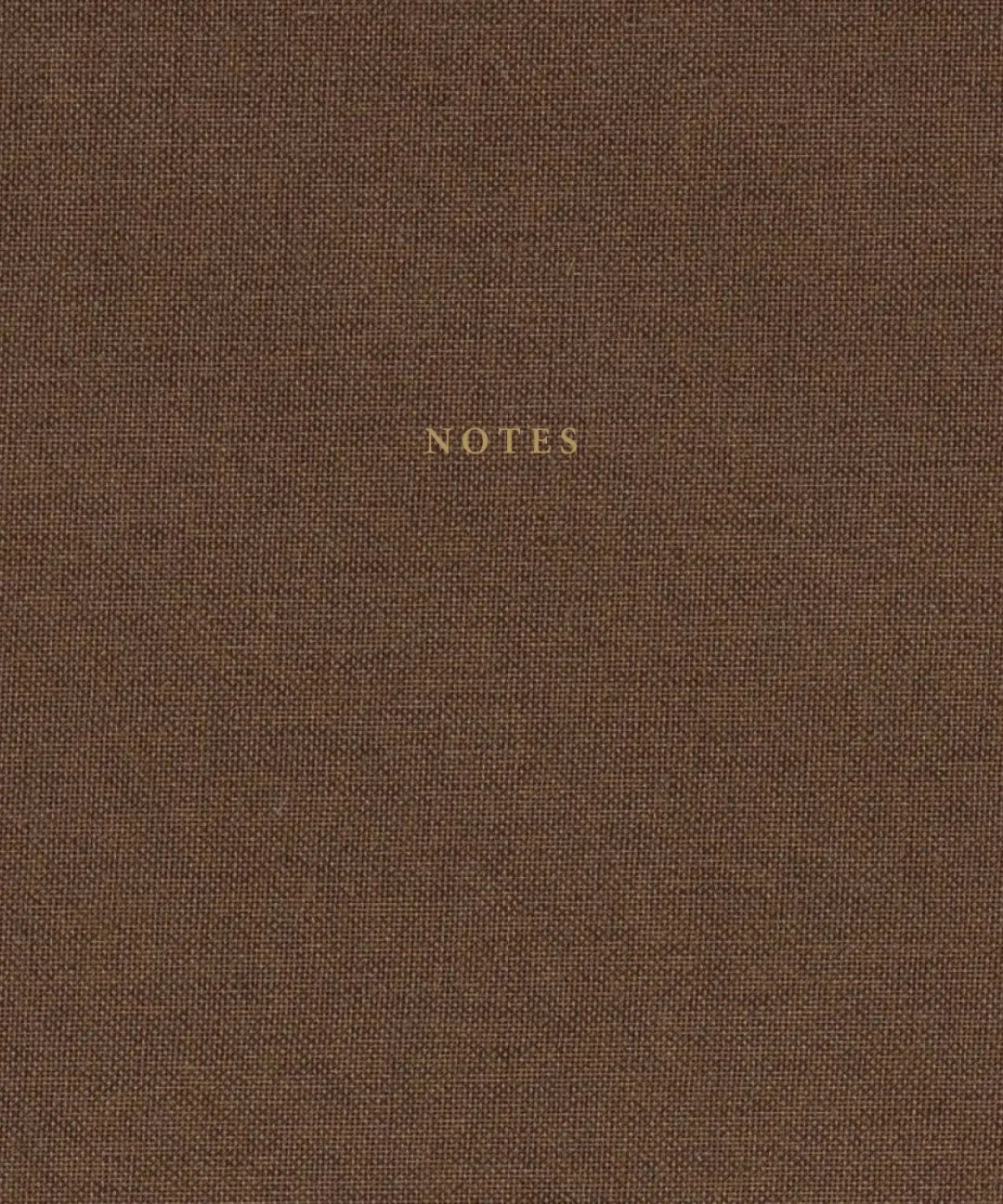 Brown Linen Notebook