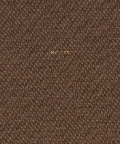 Brown Linen Notebook