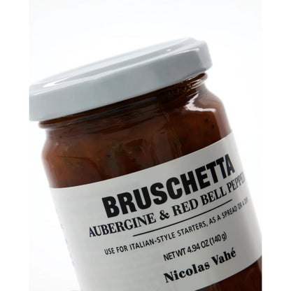 Bruschetta | Aubergine & Red Bell Pepper