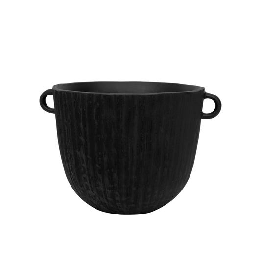 Black Confit Decorative Pot