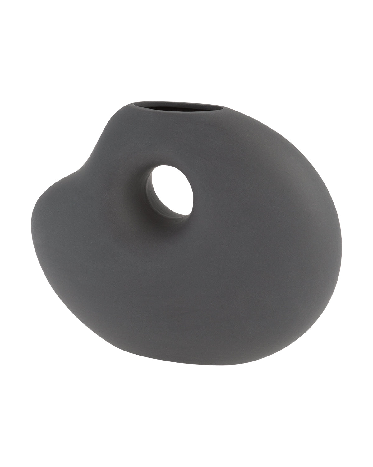 Lunden Dark Grey Ceramic Vase
