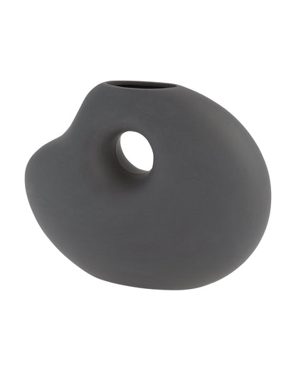 Lunden Dark Grey Ceramic Vase