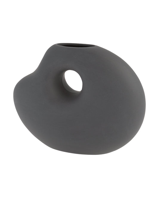 Lunden Dark Grey Ceramic Vase