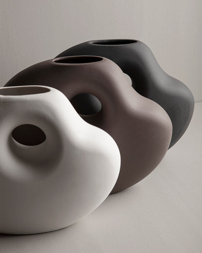 Lunden Dark Grey Ceramic Vase