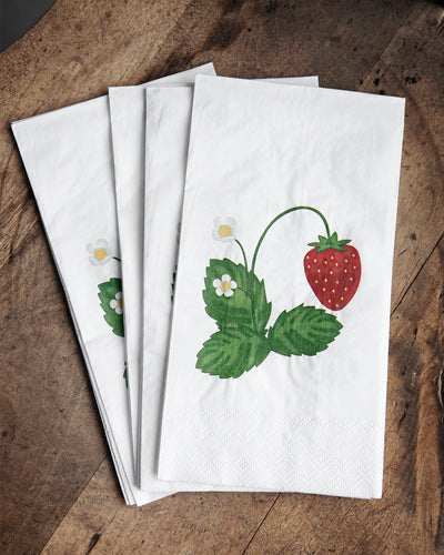Strawberry Print Napkins