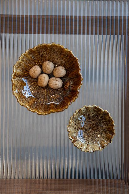 Ekhult Small Brown Ceramic Dish