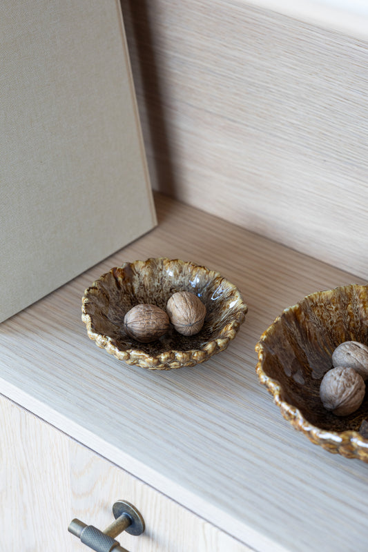 Ekhult Small Brown Ceramic Dish