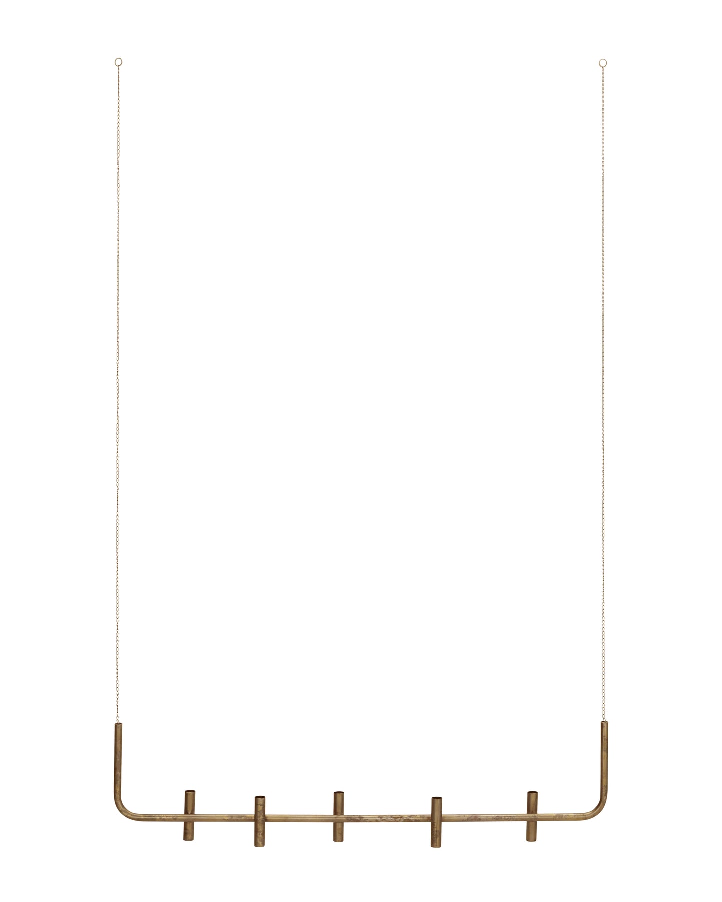 Maxi, Antique Brass Finish Candleholder